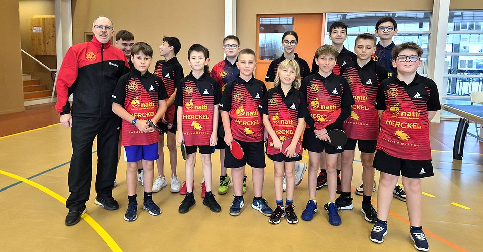 Les jeunes de Zorn TT Hochfelden le 22 novembre à Herrlisheim