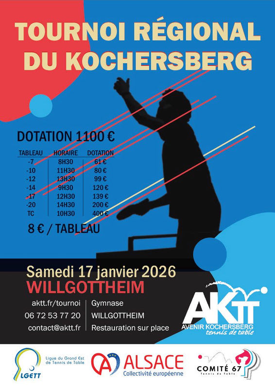 Tournoi régional du Kochersberg  (67) AKTT