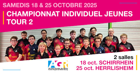 Championnat Individuel Jeunes - 2ème tour 2025-2026