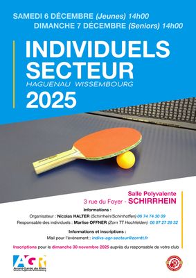Affiche Individuels Secteur Haguenau-Wissembourg 2025