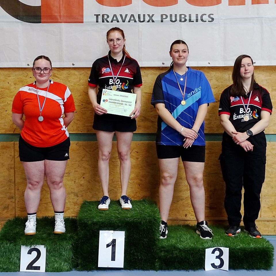 Podium Dames 70/NC : Louna Ochavo 2ème (Vice-championne) Podium Dames 70/NC : Louna Ochavo 2ème (Vice-championne)