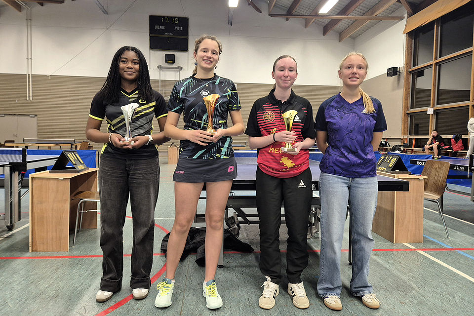 Individuels Secteur AGR Haguenau-Wissembourg 2025 podium cadettes