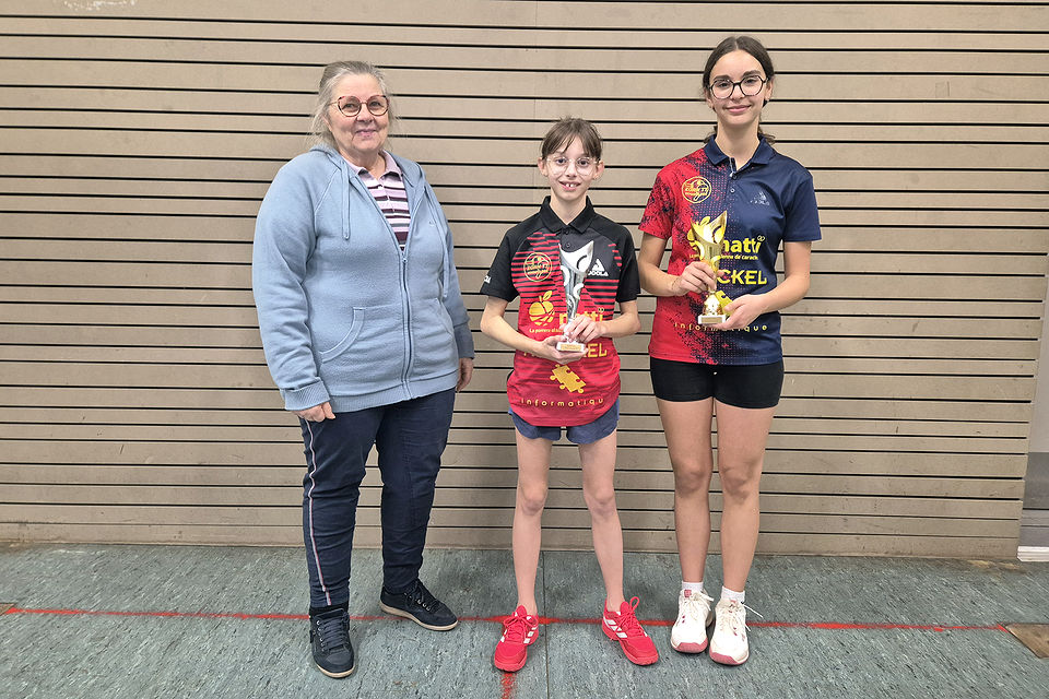 Individuels Secteur AGR Haguenau-Wissembourg 2025 podium minimes filles