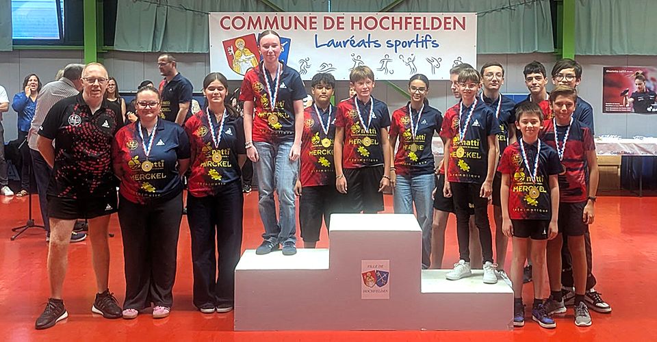 Les lauréats de Zorn TT Hochfelden (Photo Mairie de Hochfelden)