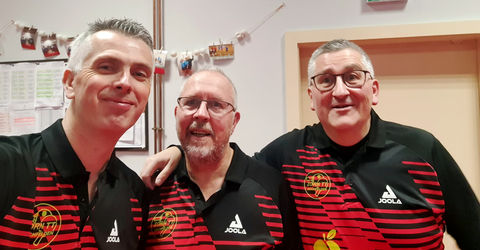 Équipe 6 AGR avec Olivier H., Thierry et Olivier R.