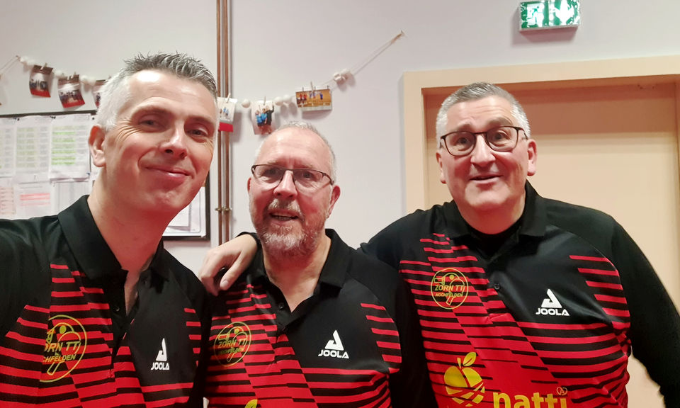 Équipe 6 AGR avec Olivier H., Thierry et Olivier R.