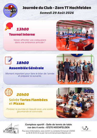Affiche Journée du Club 2026