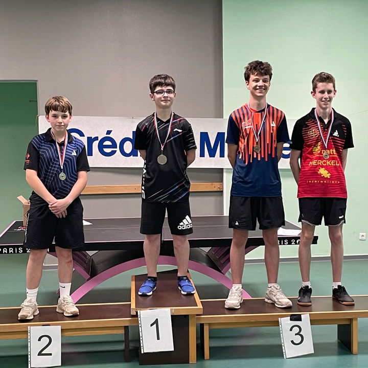 Podium Cadets : Eliott Maerz 3ème