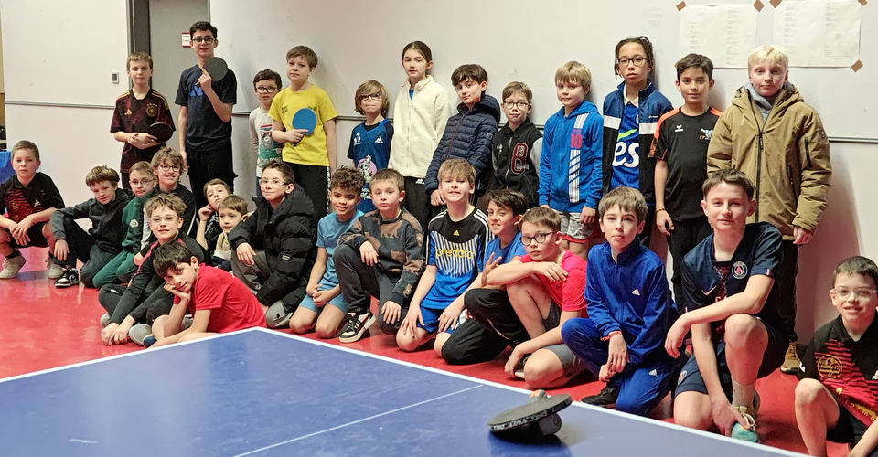 3ème tour du Critérium fédéral, les Ping Loisirs -13 ans à Hochfelden
