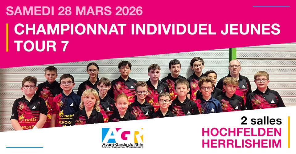 Championnat Individuel Jeunes - 7ème tour 2025-2026