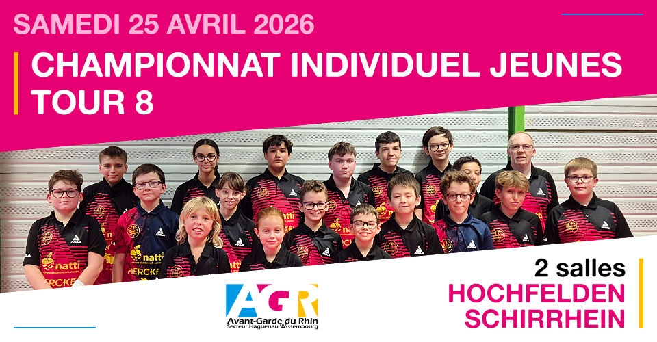 Championnat Individuel Jeunes - 8ème tour 2025-2026