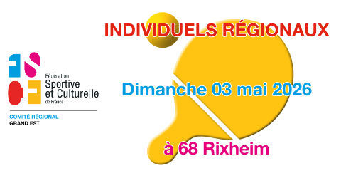 AGR - Individuels régionaux 2025-2026