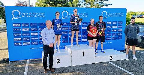 LGETT - Finales régionales par classement 2026 - Podium Dames F7