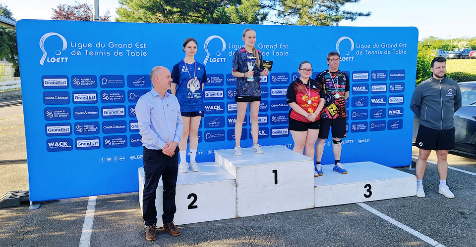 LGETT - Finales régionales par classement 2026 - Podium Dames F7