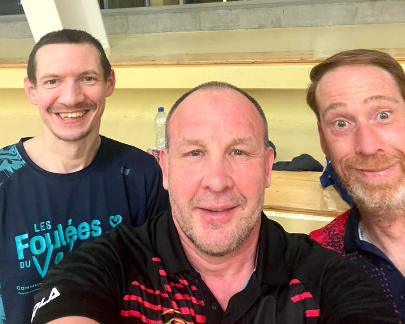 Équipe 5 AGR avec Damien, Thomas et Julien
