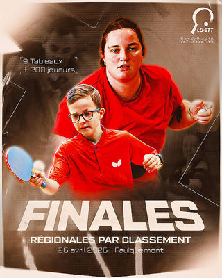 LGETT - Finales r&eacute;gionales par classement 2026 - Affiche