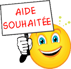 smiley aide souhaitée